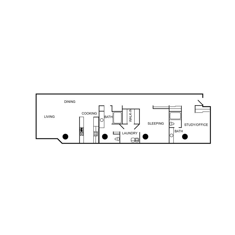 Floor plan layout diagram for c04